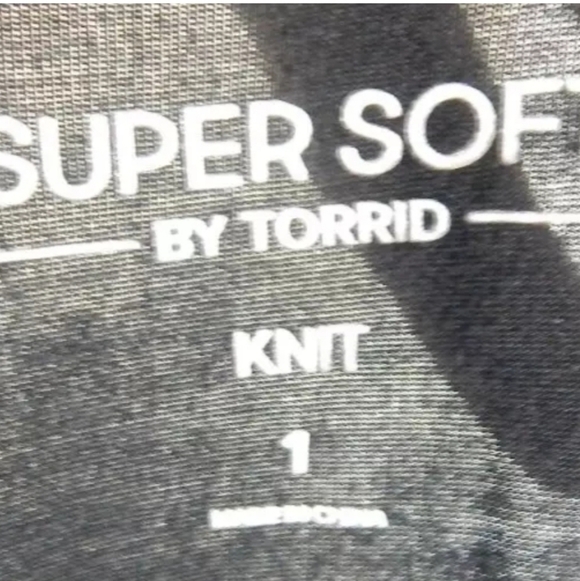 Torrid Super Soft Knits Tie Bust Babydoll Top - Picture 3 of 4